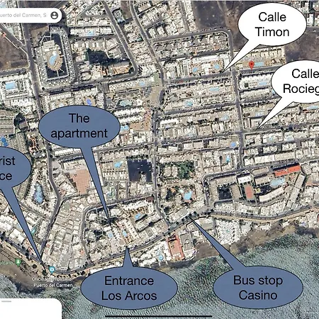 Sea View With Direct Access To Boulevard 公寓 卡门港